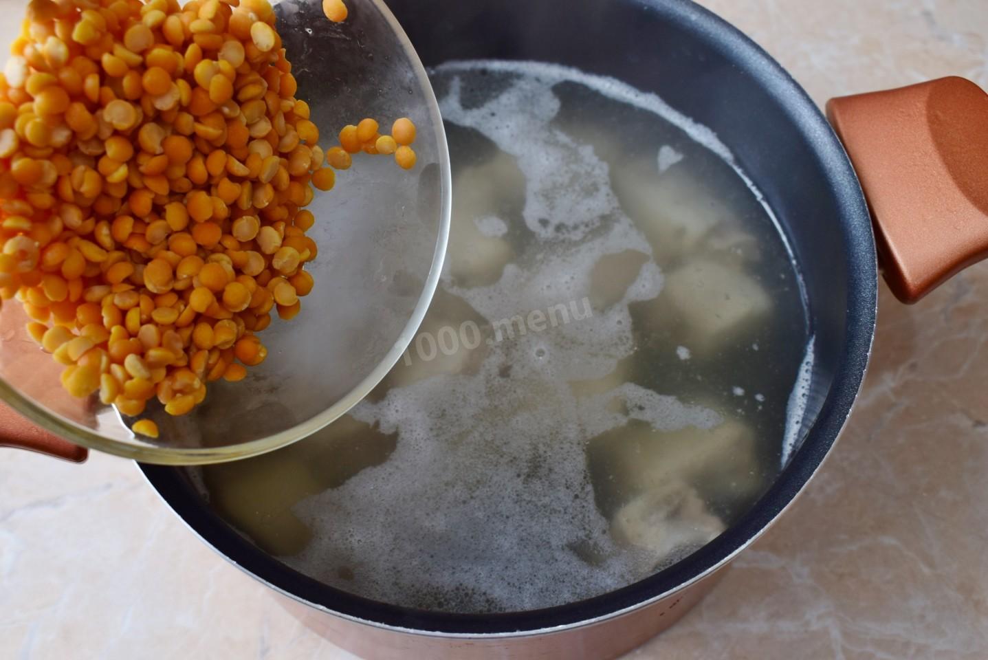 Шаг 2 приготовления Гороховый суп с мясом свинины