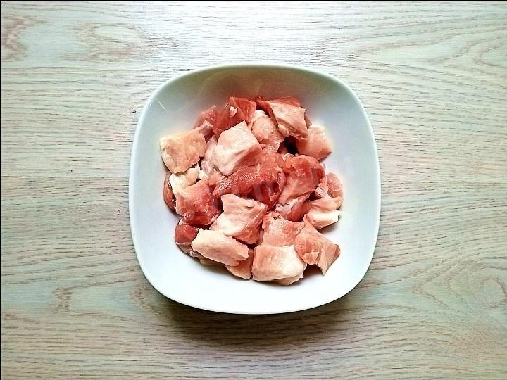 Шаг 2 приготовления Лагман из свинины с картошкой и лапшой