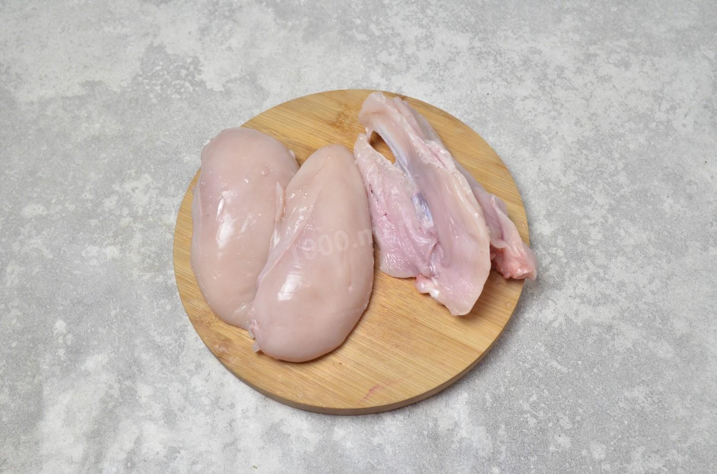 Шаг 2 приготовления Бульон из куриных грудок