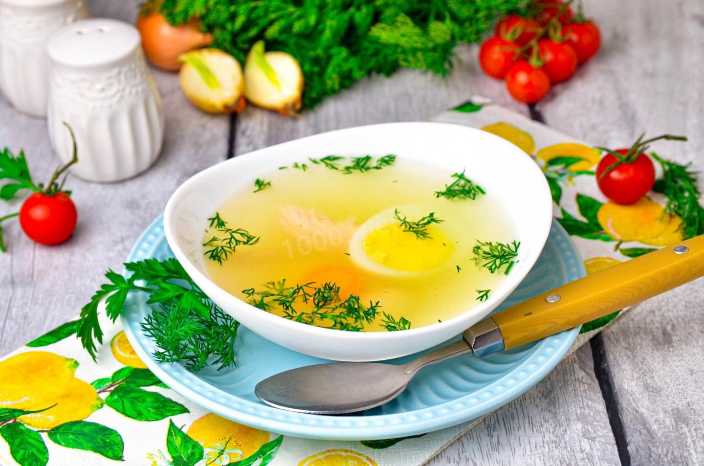 Шаг 6 приготовления Бульон из куриных грудок