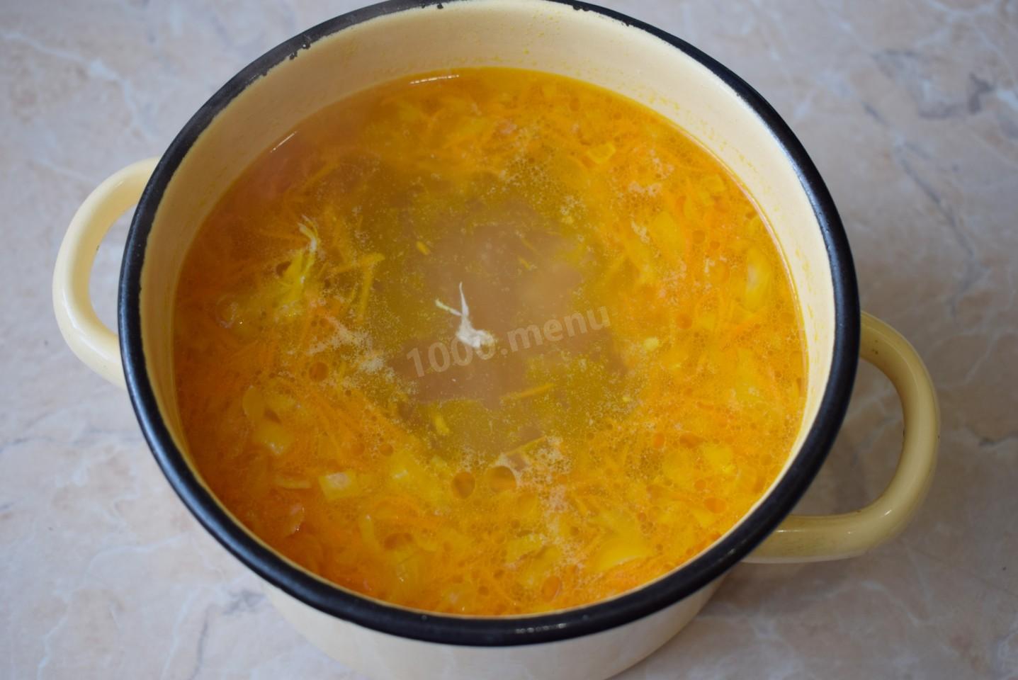 Шаг 7 приготовления Гречневый суп с курицей