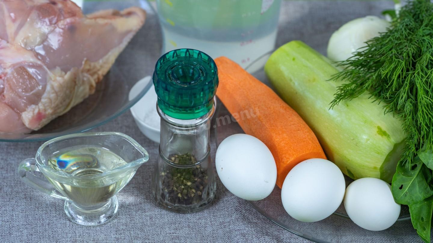 Шаг 1 приготовления Щавелевый суп с курицей и яйцом