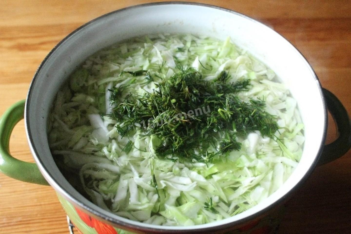 Шаг 11 приготовления Куриный суп с капустой и картошкой