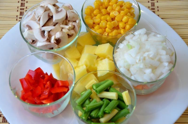 Шаг 4 приготовления Куриный овощной суп