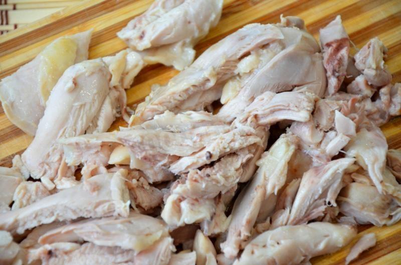 Шаг 5 приготовления Куриный овощной суп