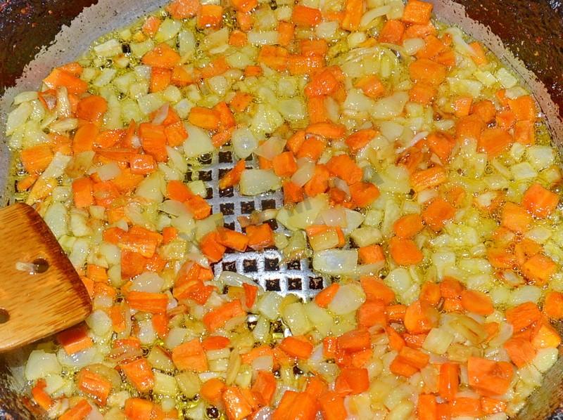 Шаг 5 приготовления Суп из бобов
