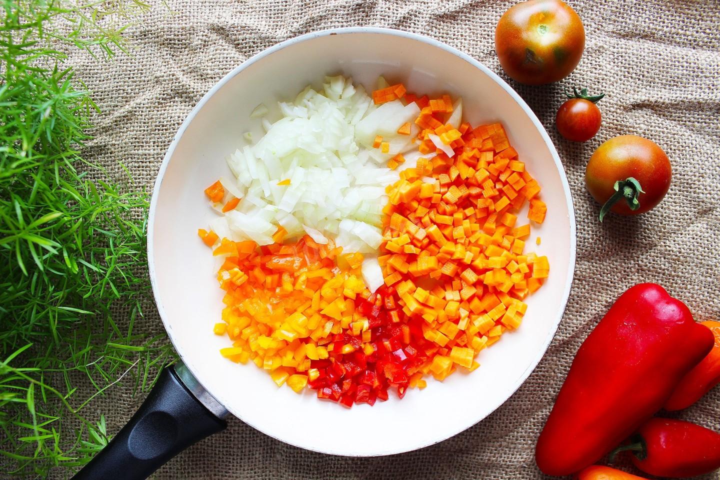 Шаг 3 приготовления Суп без картошки и мяса