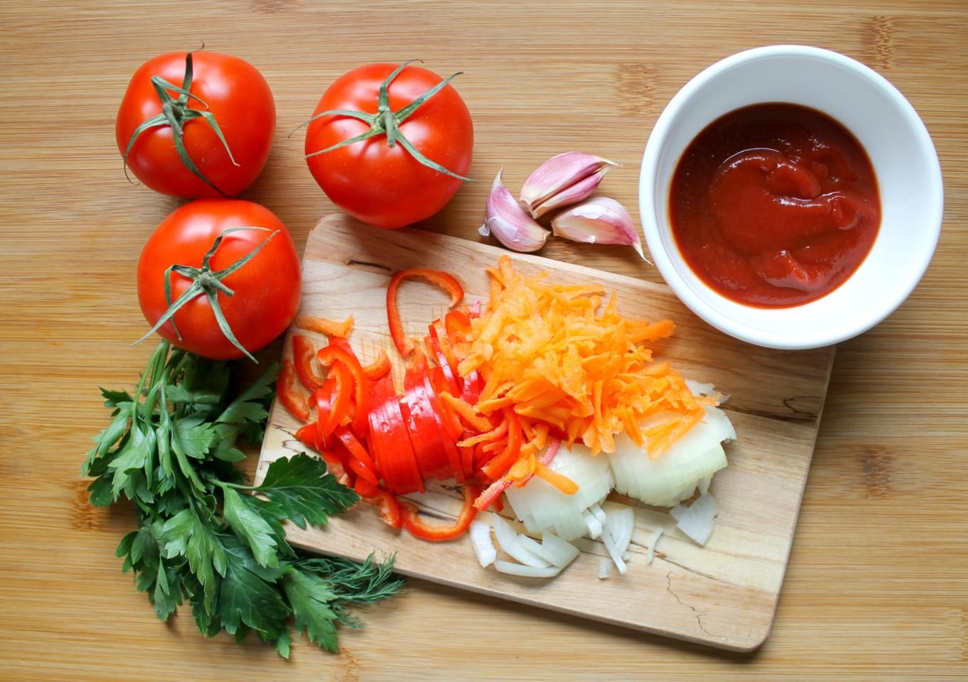 Шаг 2 приготовления Айнтопф немецкий суп с нутом и мясными шариками