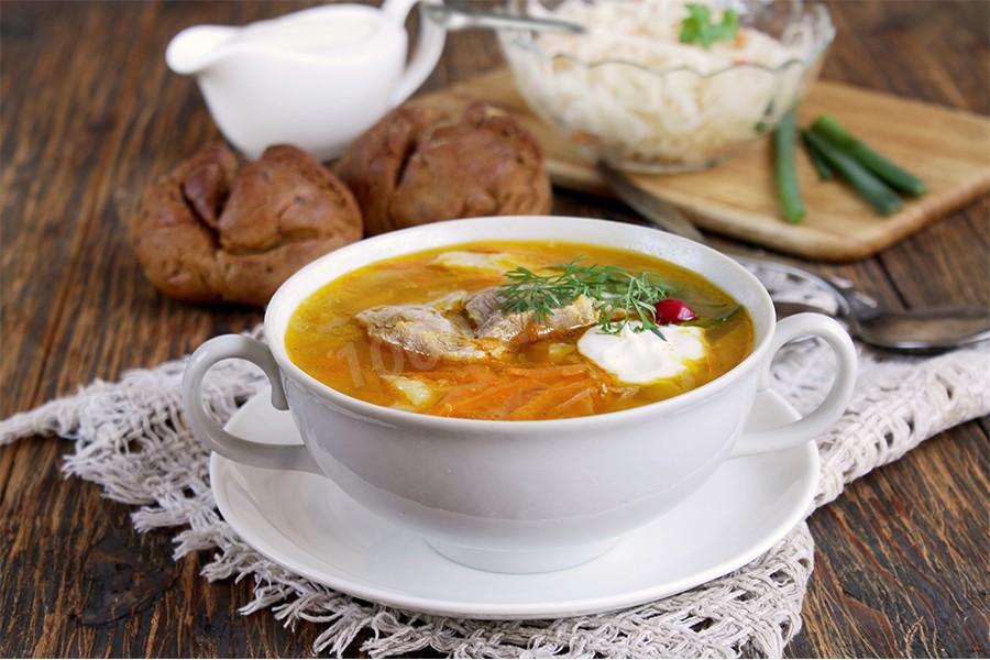 Обложка рецепта Щи на мясном бульоне