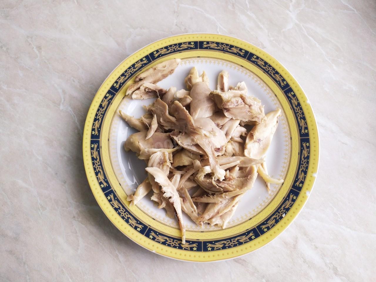 Шаг 6 приготовления Суп с лимоном куриный