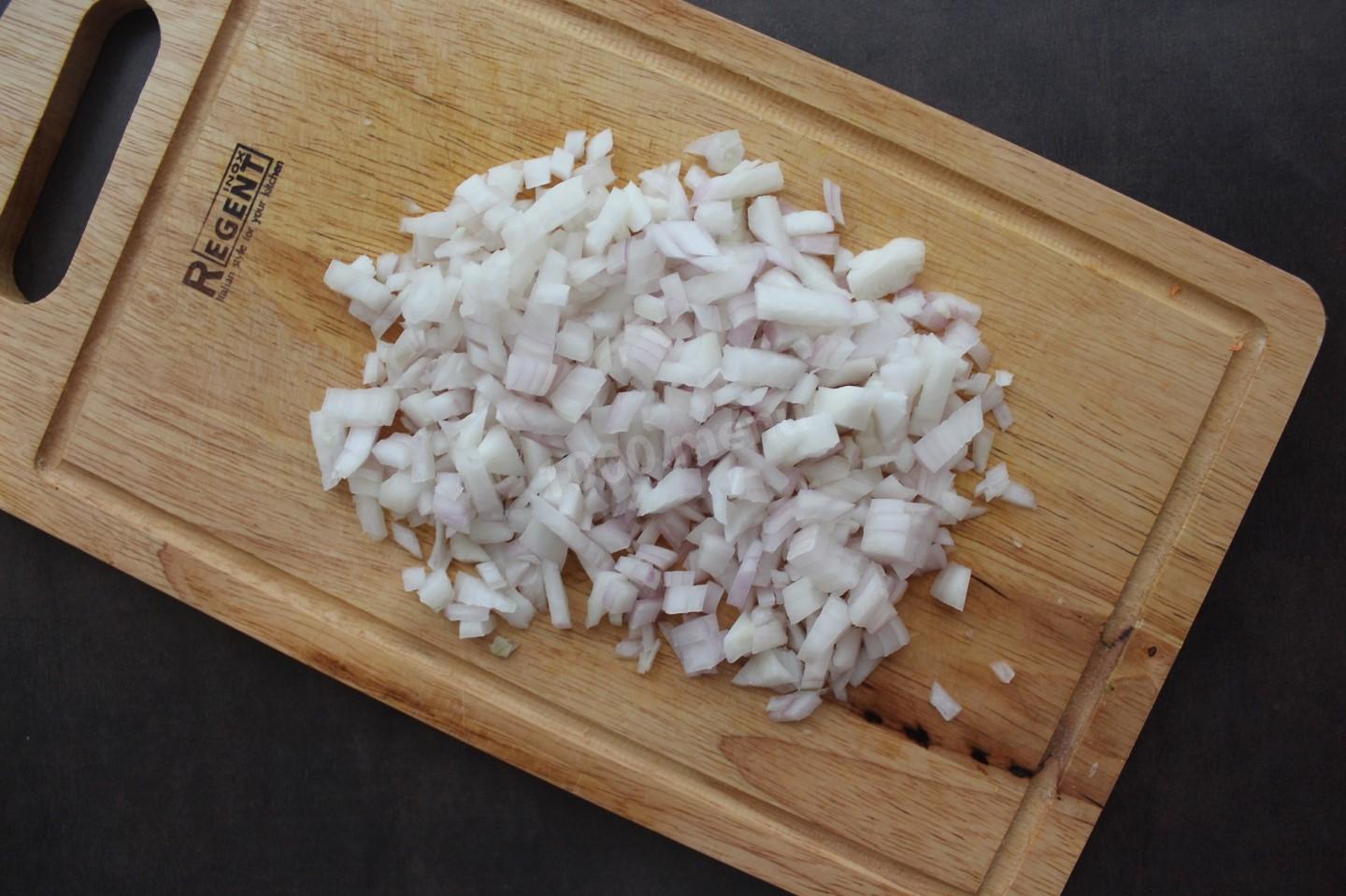 Шаг 2 приготовления Суп рисовый с мясом и картошкой