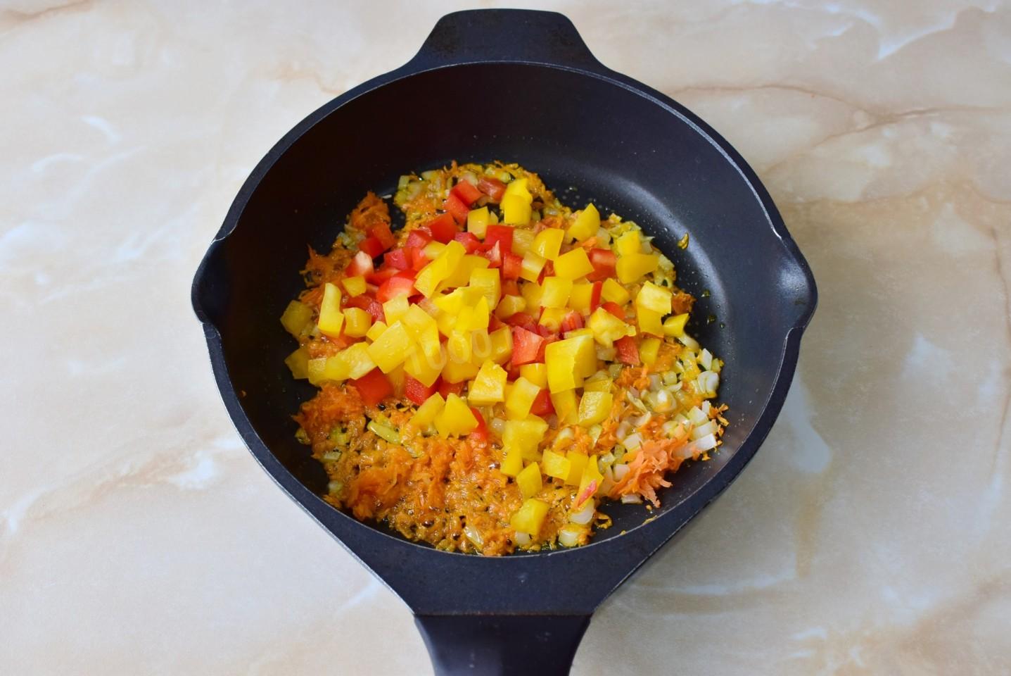 Шаг 6 приготовления Суп с пекинской капустой и курицей