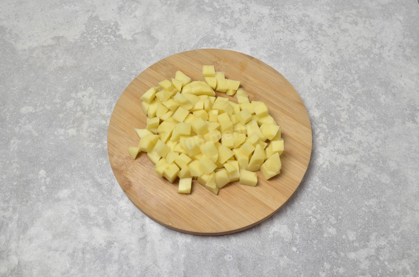 Шаг 4 приготовления Суп с овсяными хлопьями и курицей
