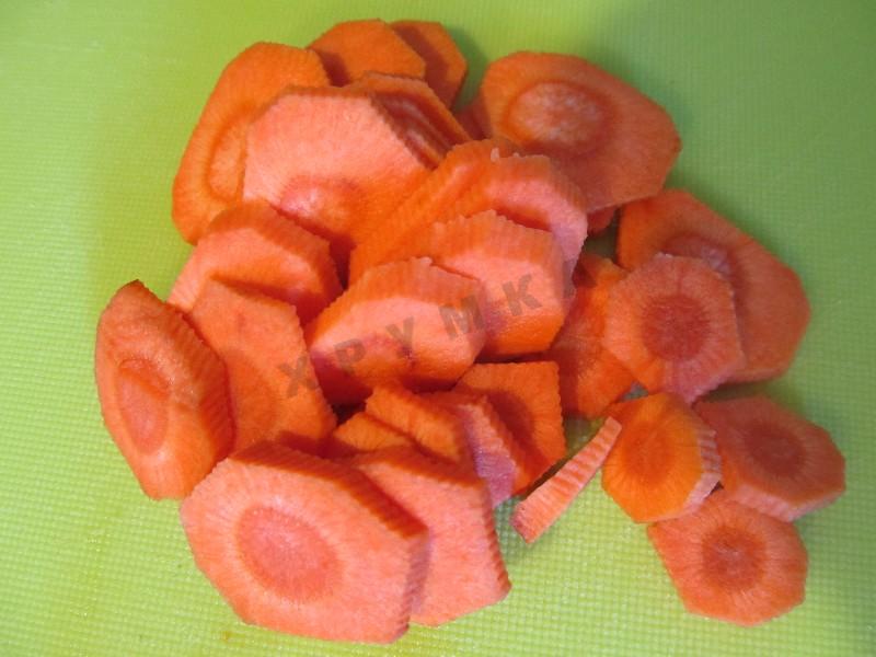 Шаг 3 приготовления Суп из пшеничной крупы с курицей