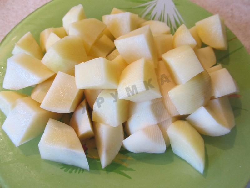 Шаг 6 приготовления Суп из пшеничной крупы с курицей