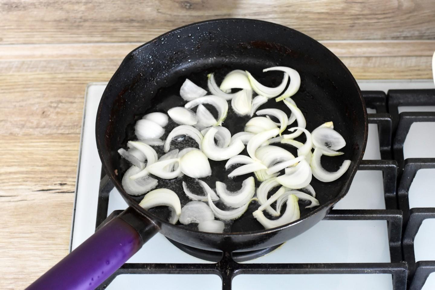Шаг 11 приготовления Грибной суп с мясом и картошкой