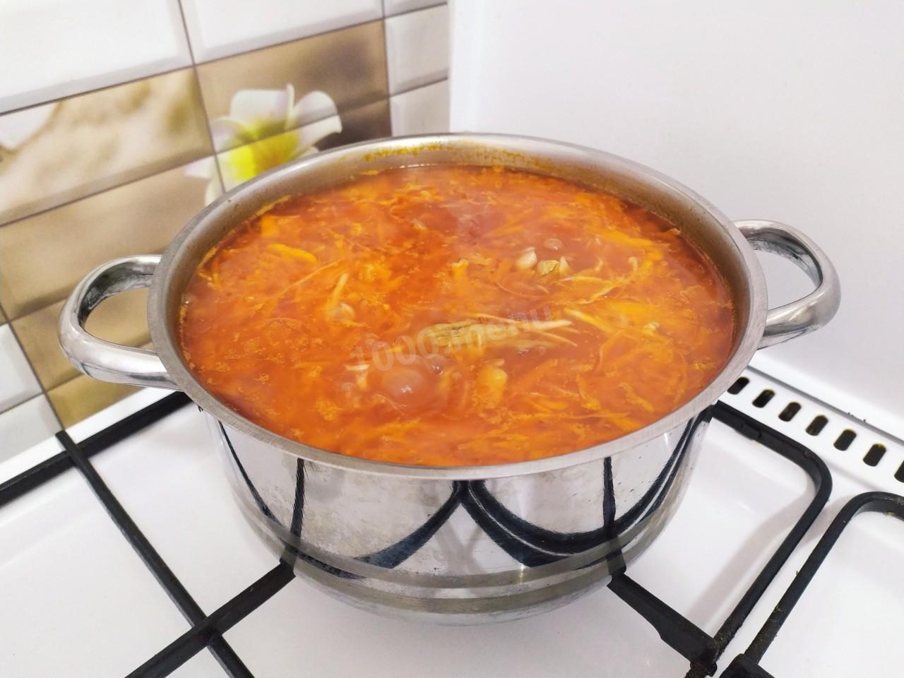 Шаг 12 приготовления Борщ классический со свининой