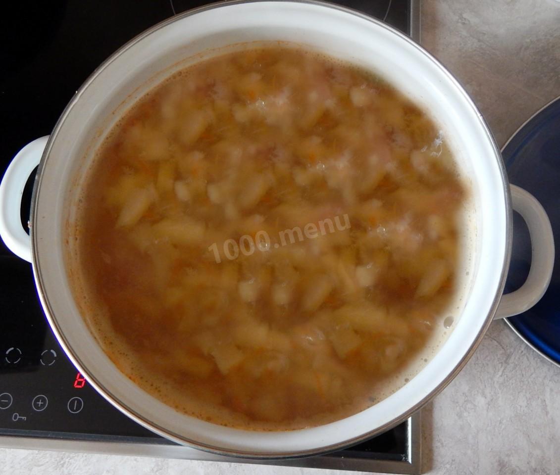 Шаг 10 приготовления Суп карри с курицей
