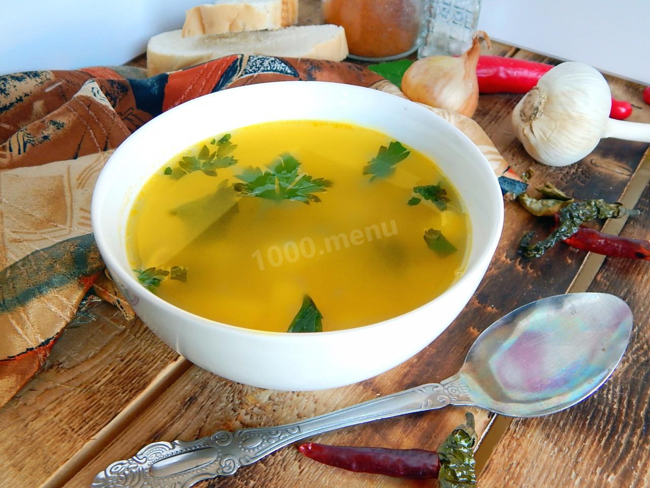 Шаг 13 приготовления Суп карри с курицей