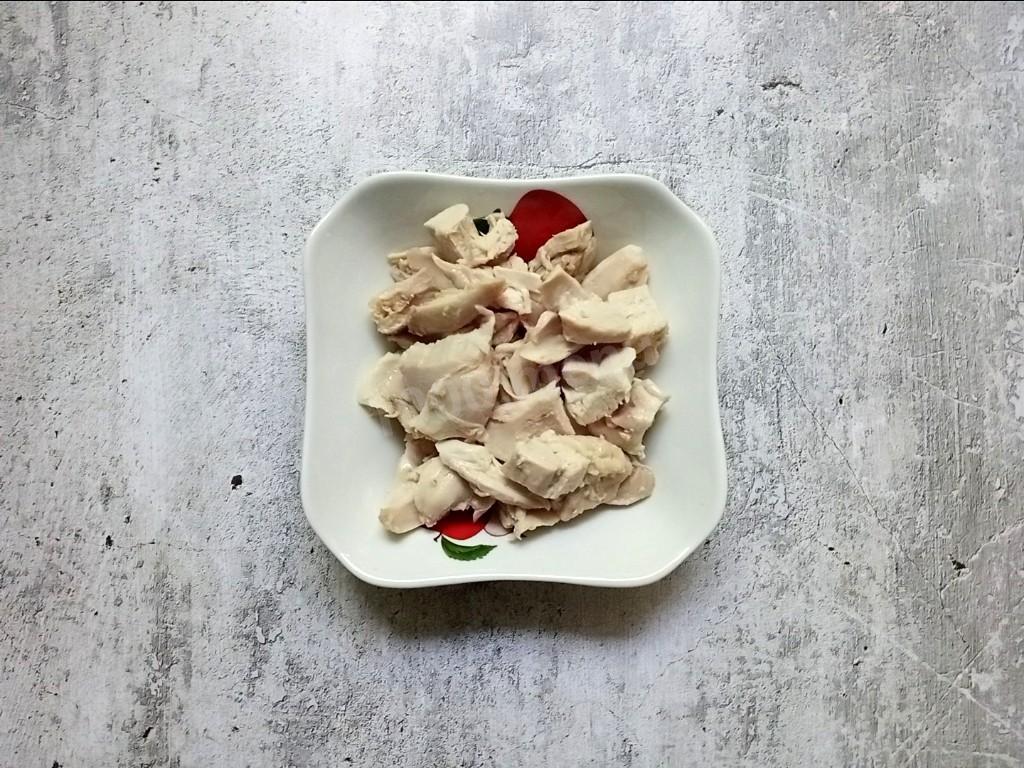 Шаг 9 приготовления Суп из кабачков и курицы