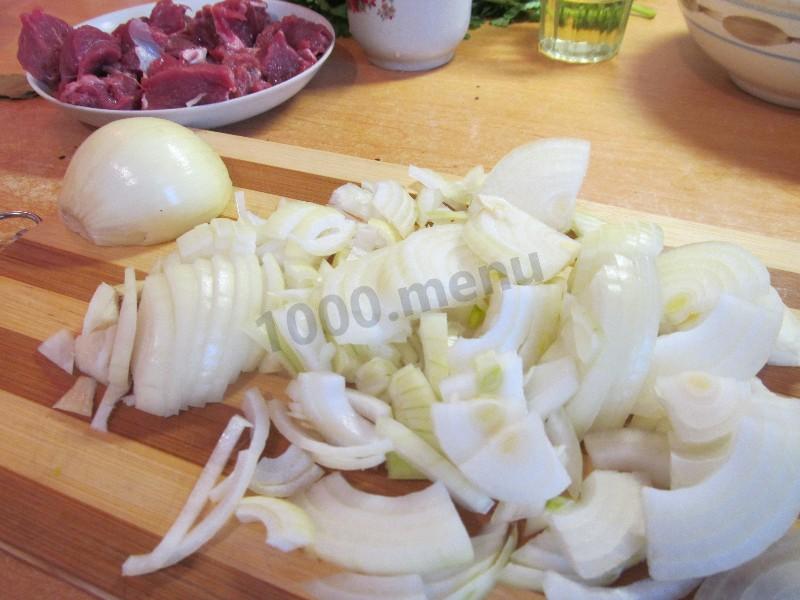 Шаг 7 приготовления Суп харчо в мультиварке