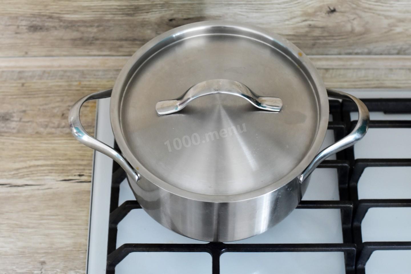 Шаг 16 приготовления Суп из фасоли красной консервированной с мясом