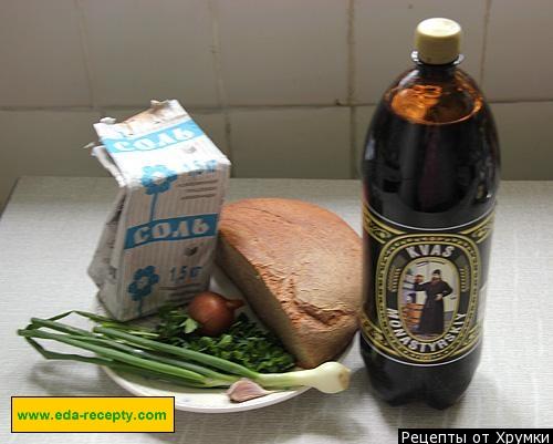Шаг 1 приготовления Тюря- простой суп быстро и вкусно