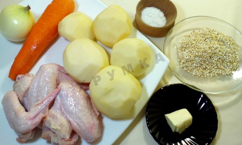 Шаг 1 приготовления Суп с ячневой крупой