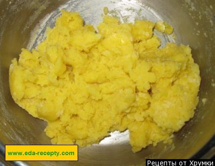 Шаг 4 приготовления Суп молочный с картофельными клецками