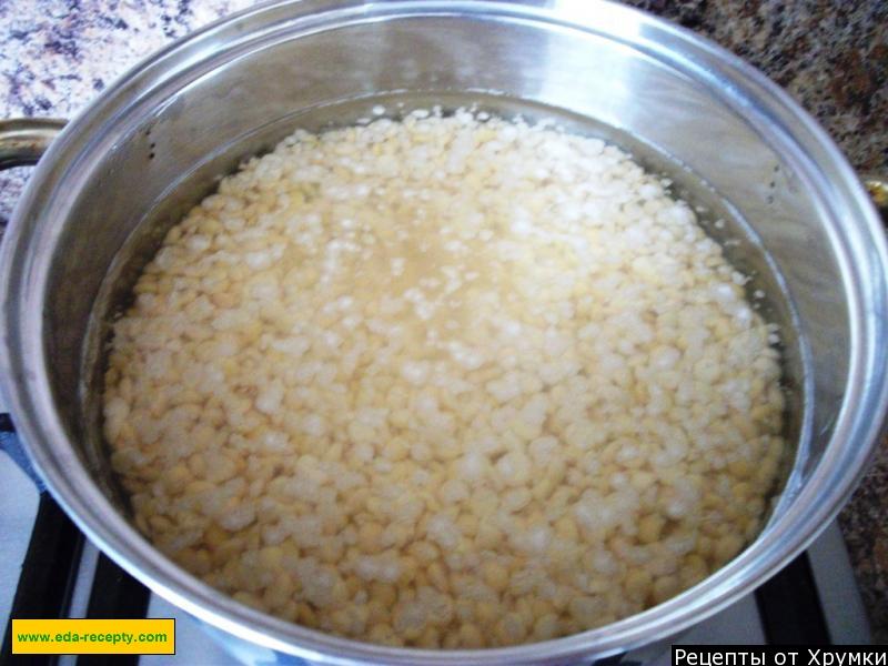 Шаг 2 приготовления Гороховый суп на мясном бульоне по-фински