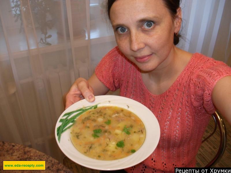 Шаг 9 приготовления Гороховый суп на мясном бульоне по-фински