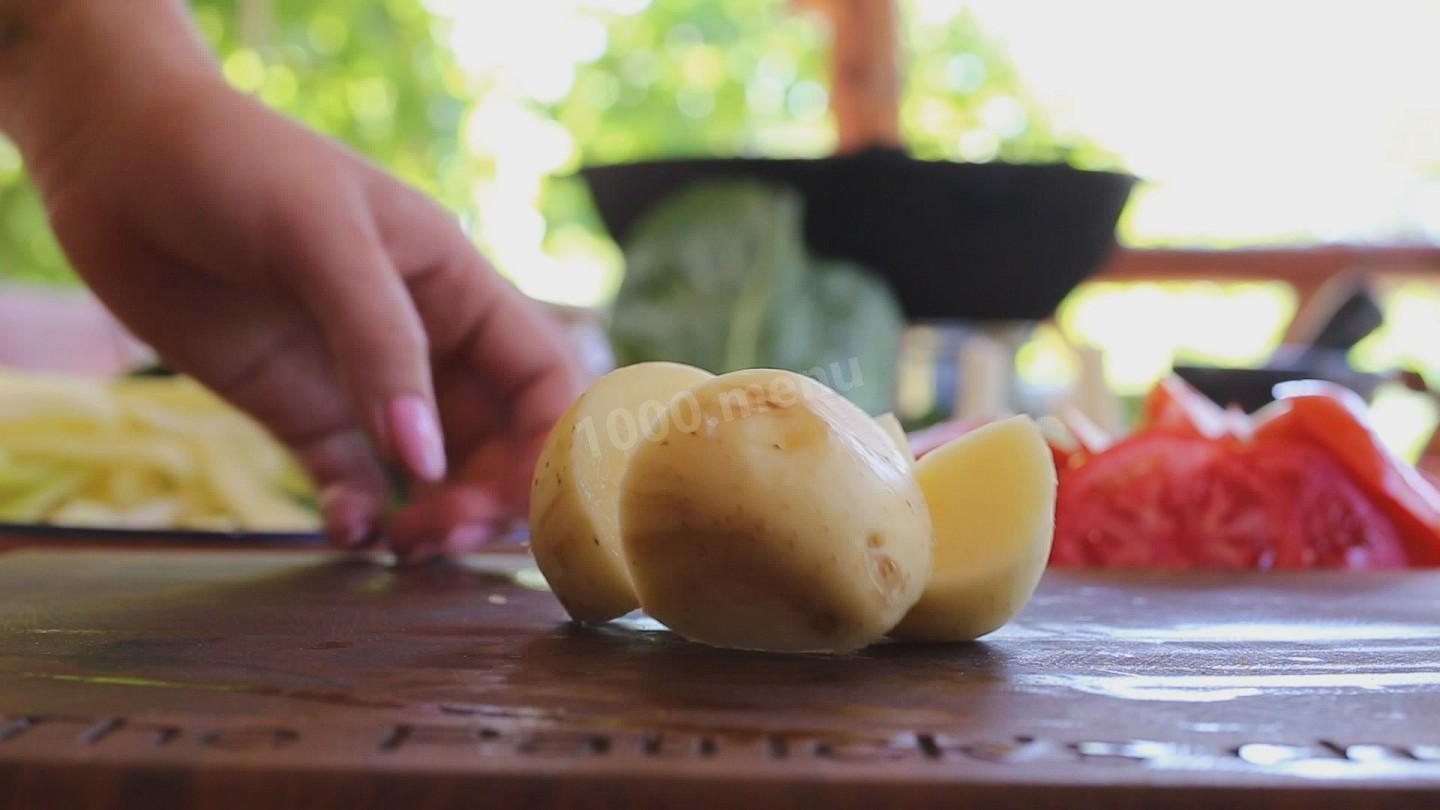 Шаг 4 приготовления Шулюм из дикой утки
