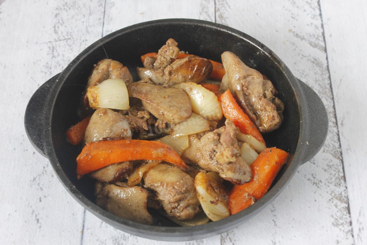 Шаг 4 приготовления Суп пюре из куриной печени с картошкой