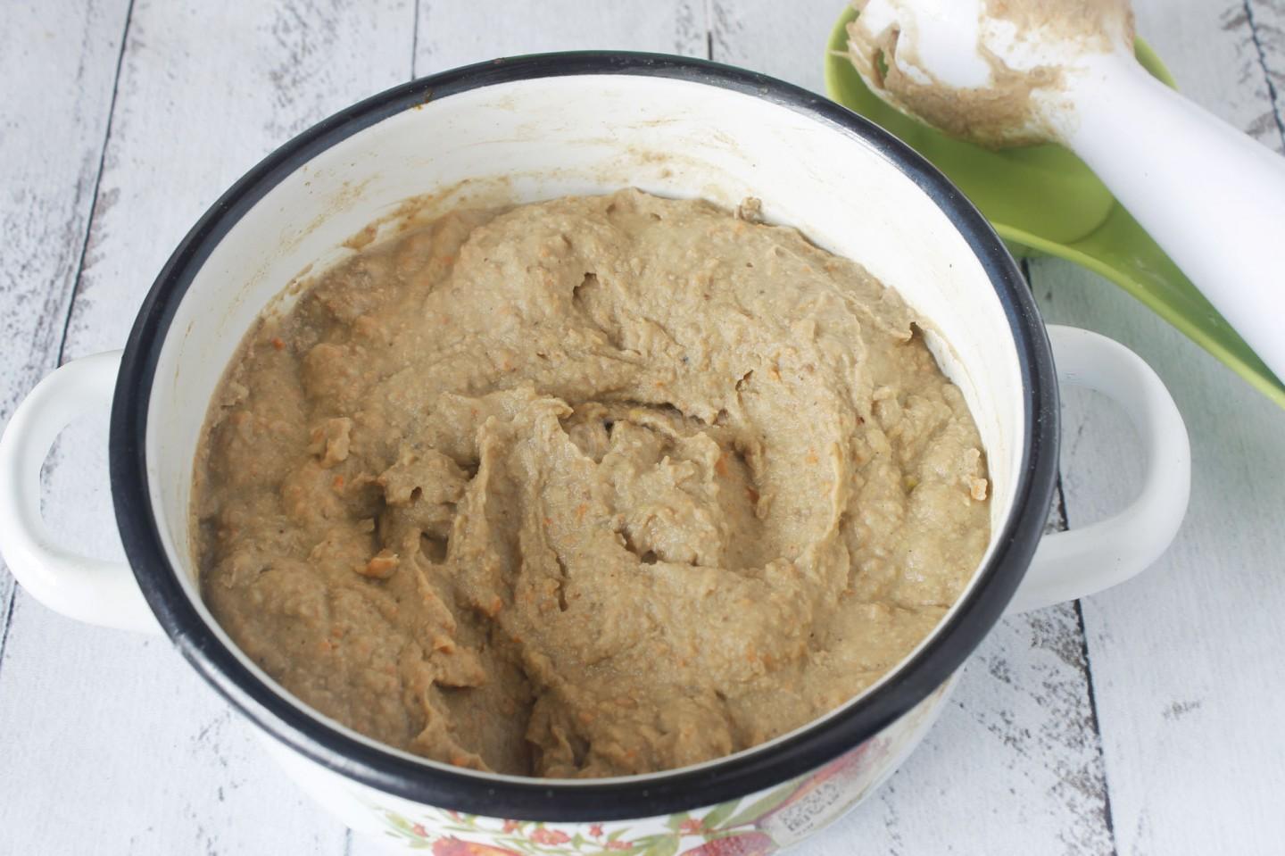 Шаг 6 приготовления Суп пюре из куриной печени с картошкой