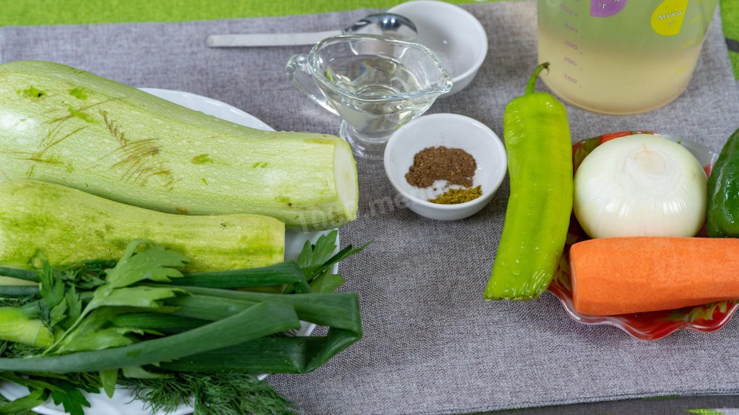 Шаг 1 приготовления Суп-пюре из кабачков на мясном бульоне