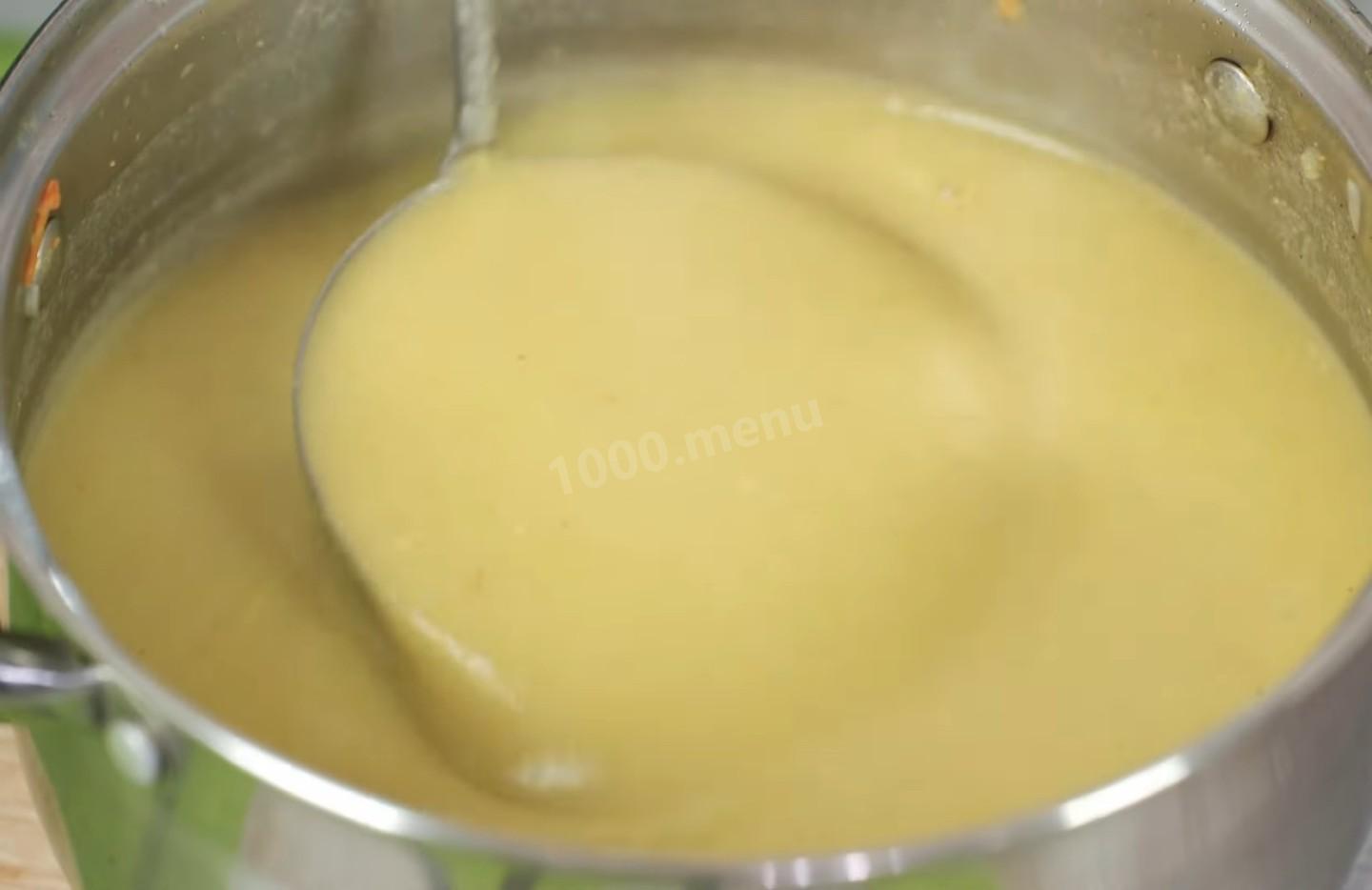 Шаг 9 приготовления Суп-пюре из кабачков на мясном бульоне