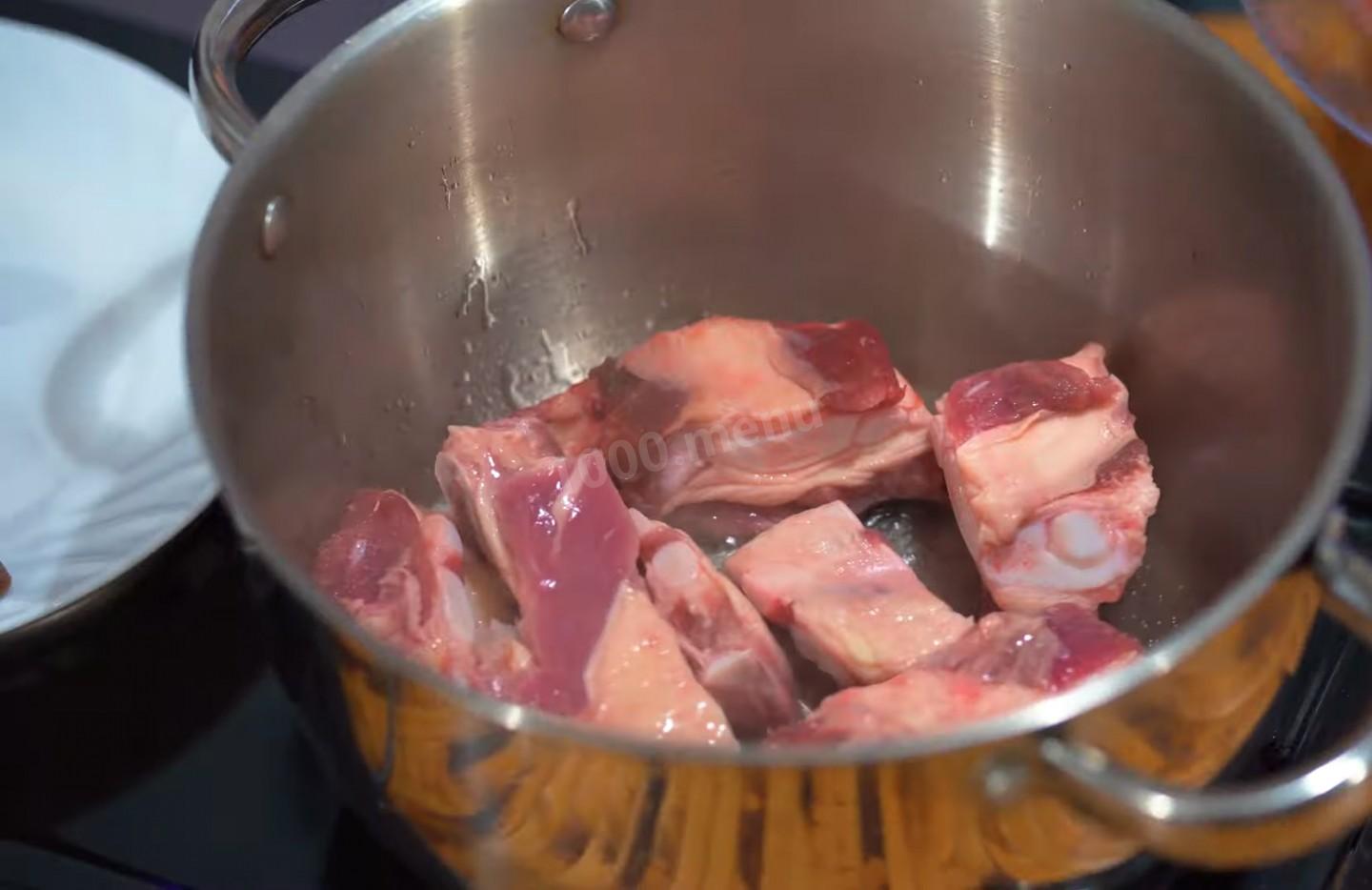 Шаг 9 приготовления Мясной суп из говядины с клёцками и овощами