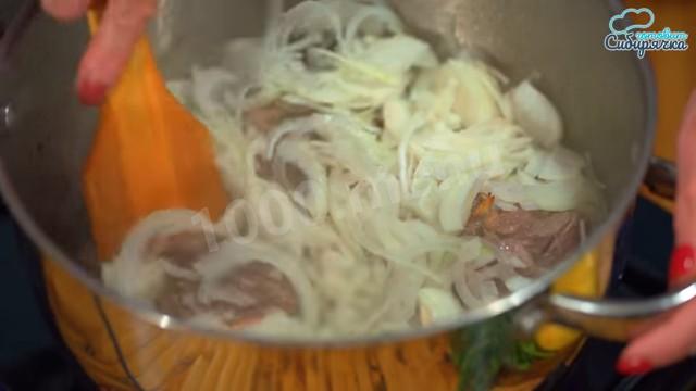 Шаг 4 приготовления Суп-шурпа из баранины по-узбекски