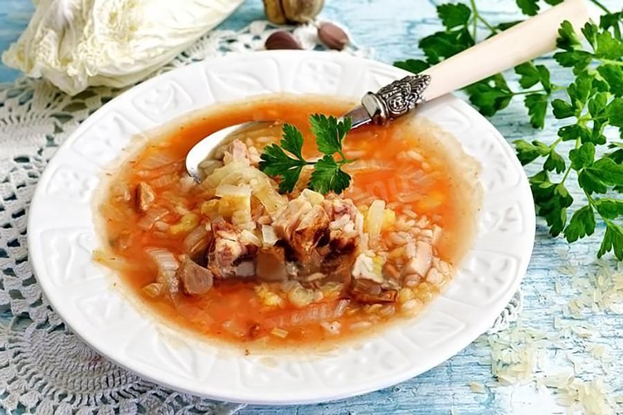Обложка рецепта Капустняк с рисом