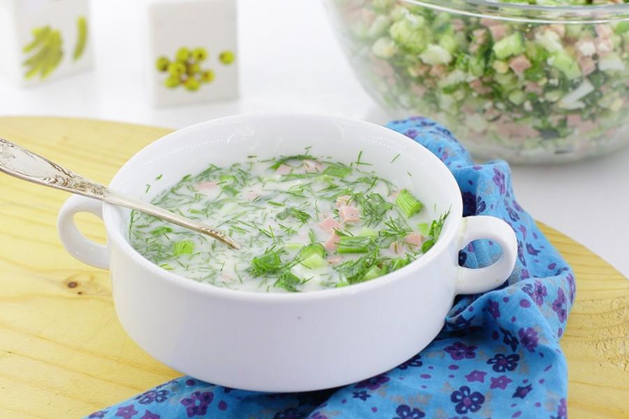 Обложка рецепта Классическая окрошка с уксусом