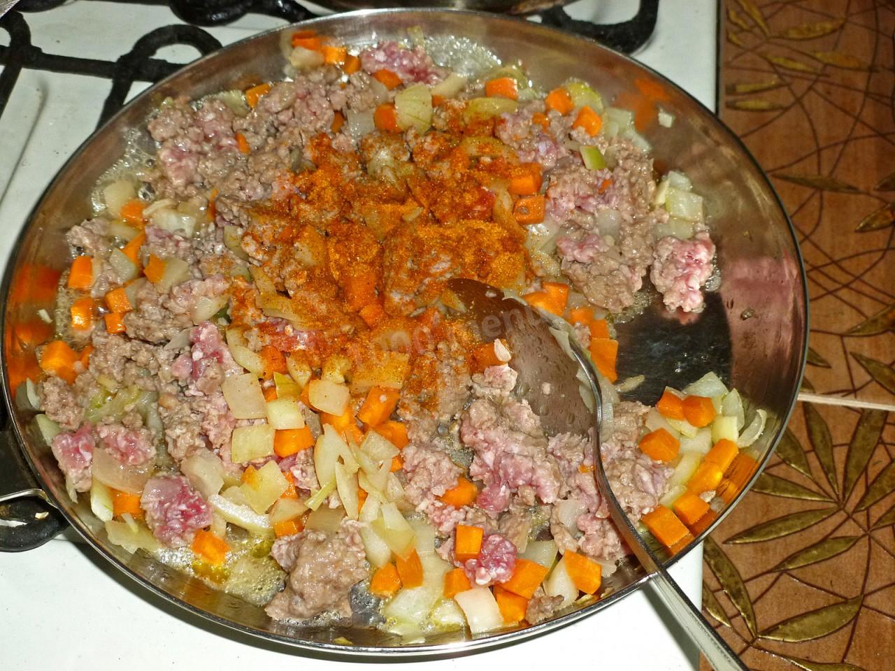 Шаг 8 приготовления Суп из говяжьего фарша
