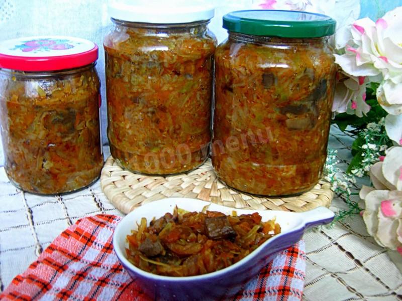 Обложка рецепта Солянка с грибами на зиму