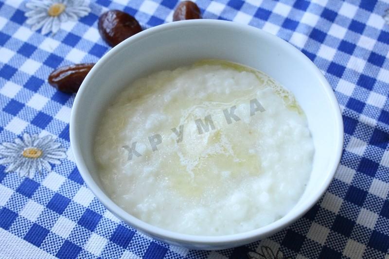Обложка рецепта Молочный рисовый суп как в детском садике