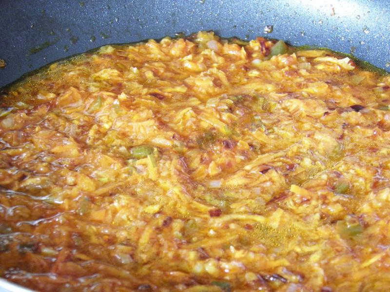 Шаг 9 приготовления Щи из молодой капусты с курицей