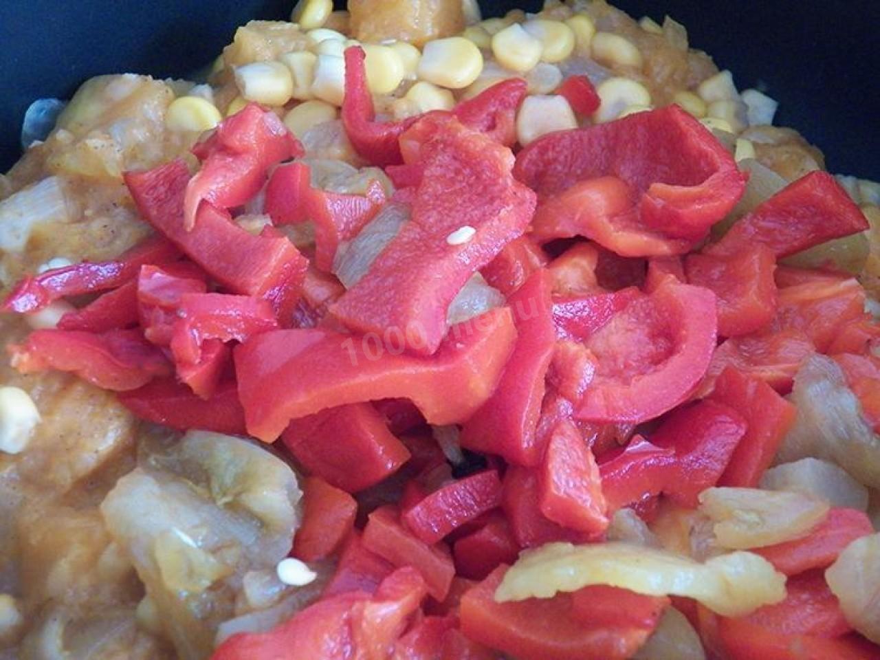 Шаг 16 приготовления Куриный суп ПП с кукурузой и тыквой