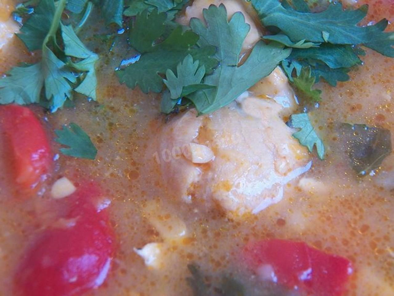 Шаг 19 приготовления Куриный суп ПП с кукурузой и тыквой
