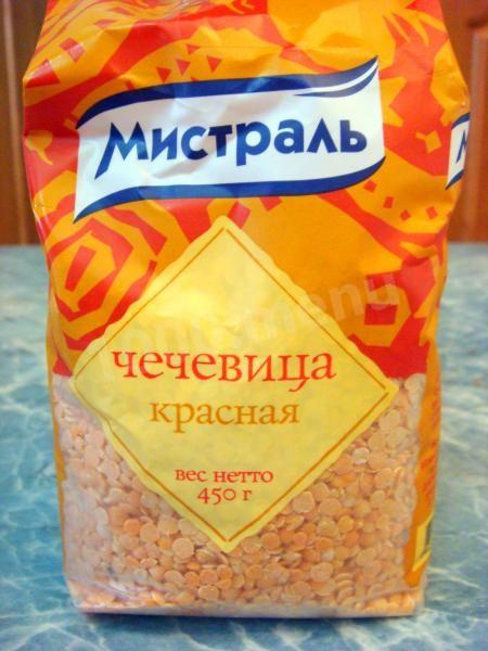 Шаг 1 приготовления Легкий суп из чечевицы с картошкой