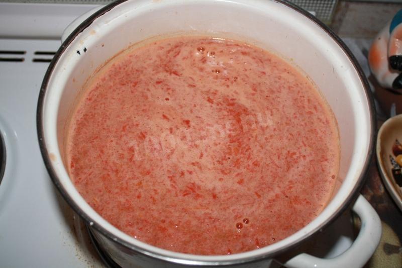 Шаг 5 приготовления Турецкий томатный суп пюре