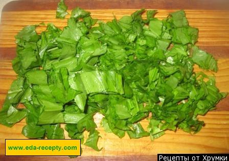 Шаг 3 приготовления Вкусный щавелевый борщ  холодный