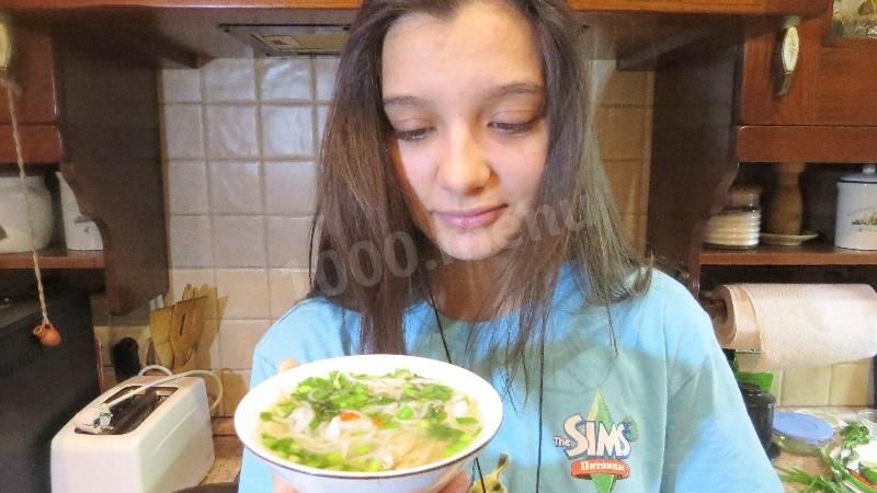 Шаг 7 приготовления Суп Фо с курицей